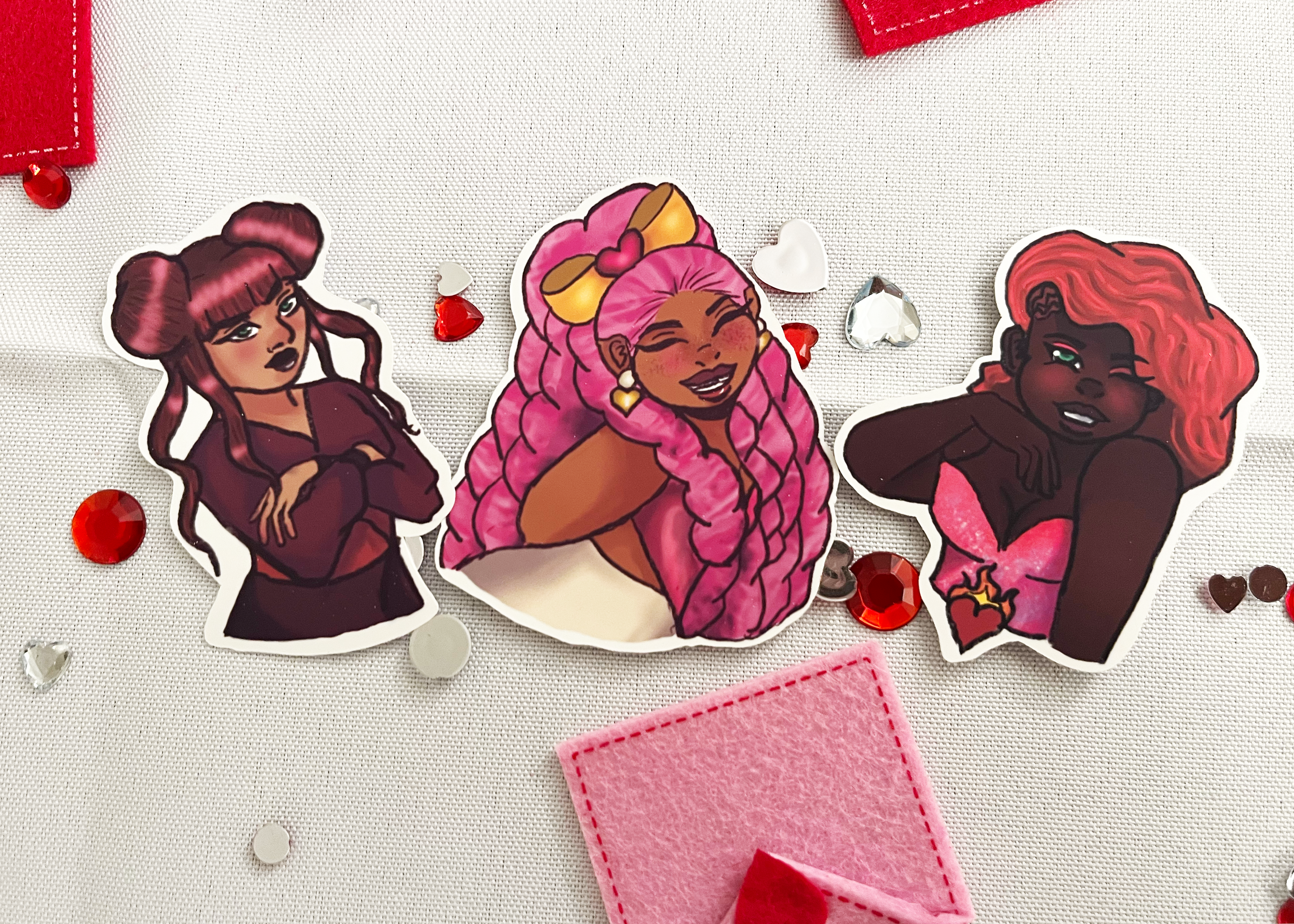 Sweet, Sin, Sever Die Cut Sticker