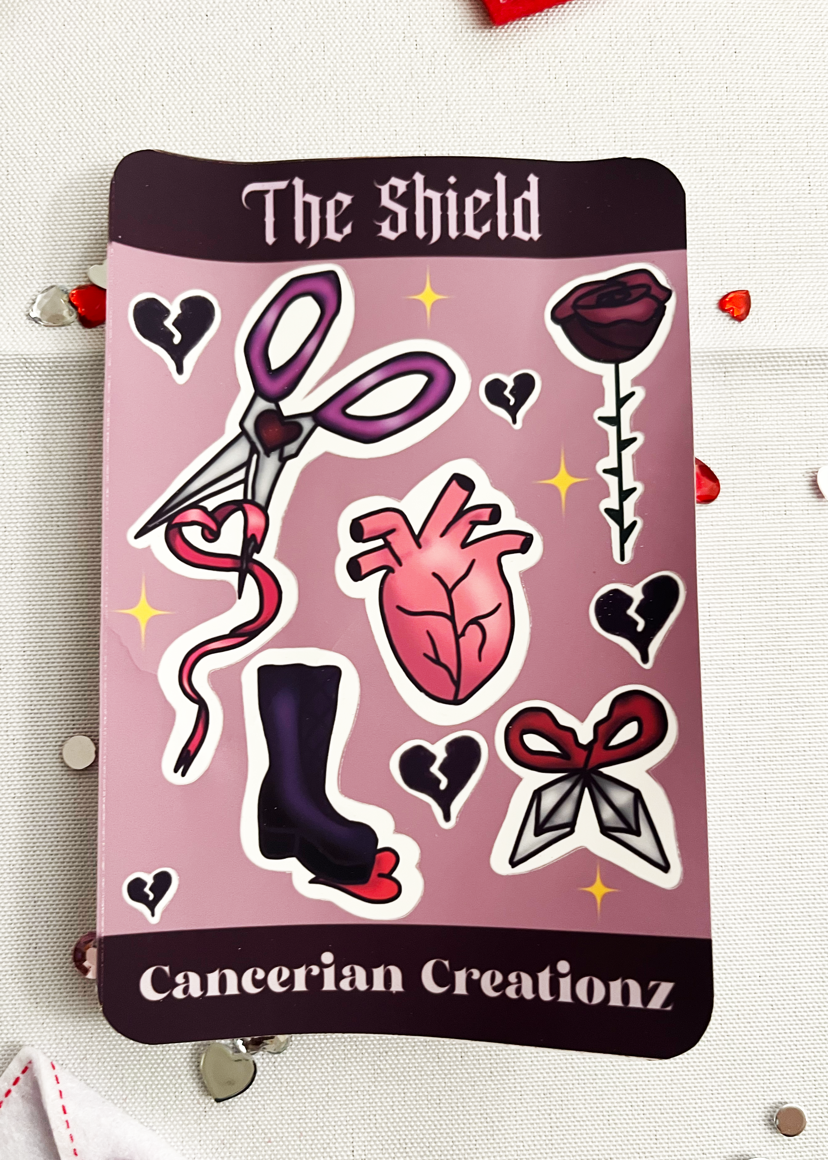 Sweet, Sin, & Sever Sticker Sheets