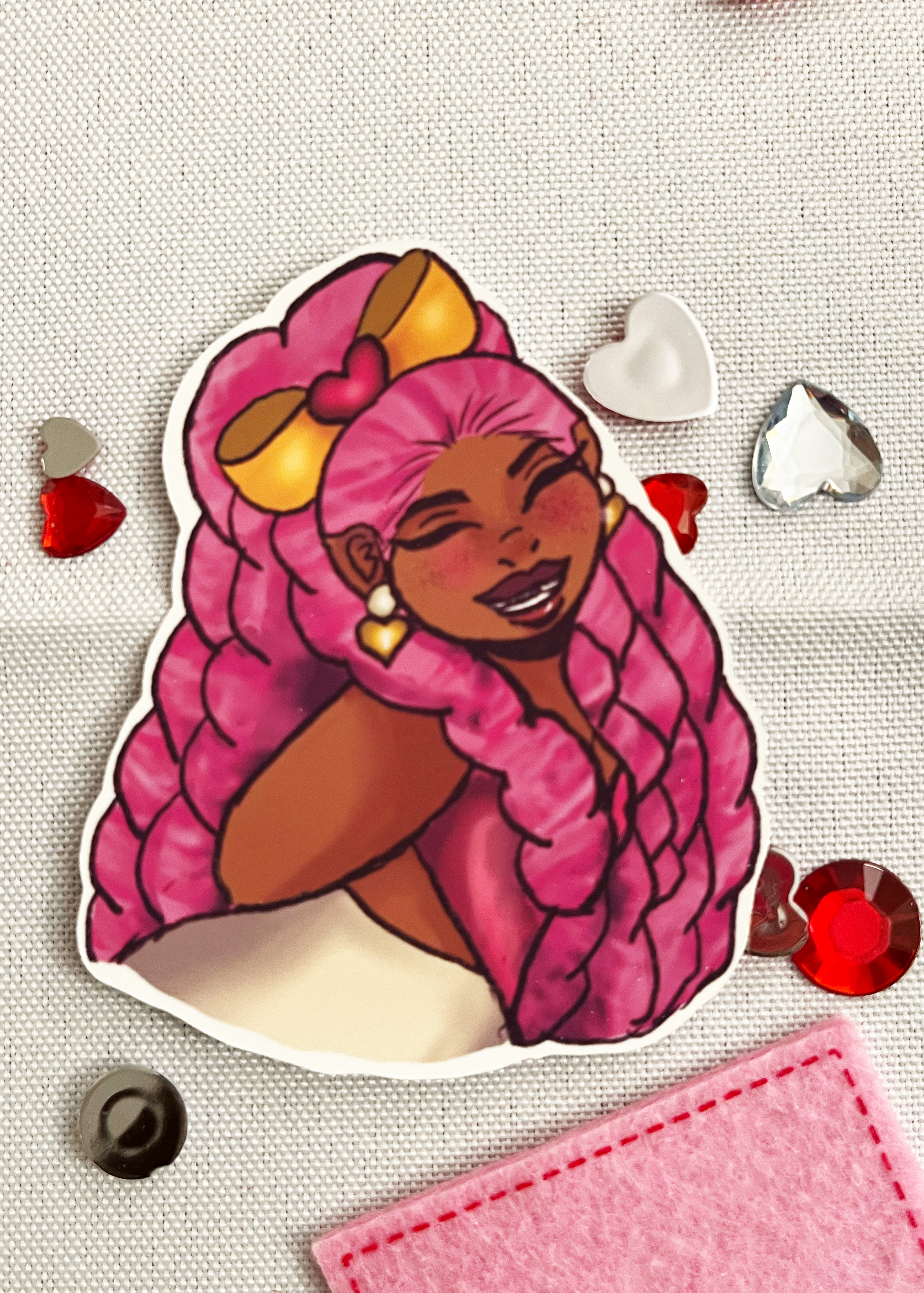 Sweet, Sin, Sever Die Cut Sticker