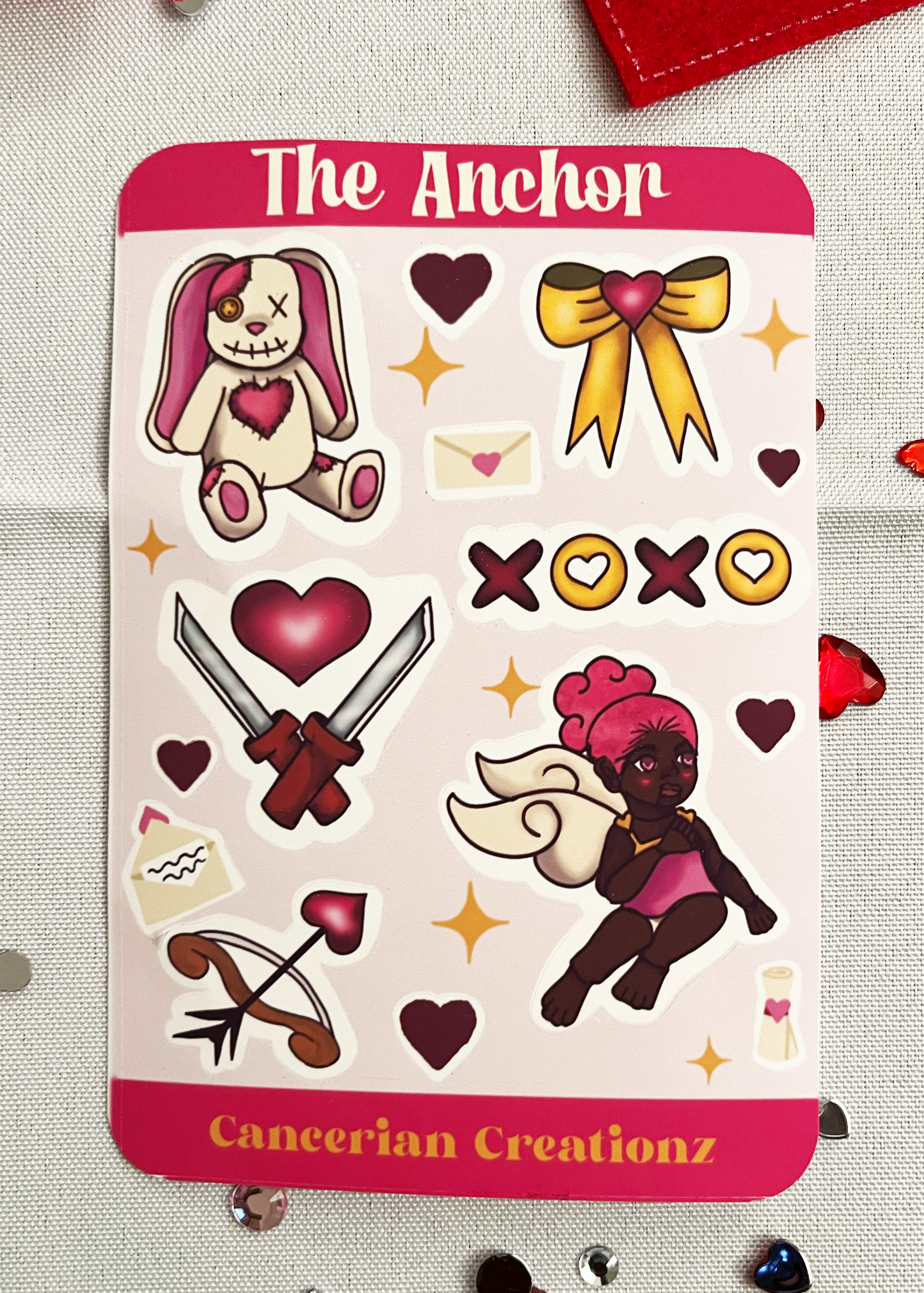 Sweet, Sin, & Sever Sticker Sheets