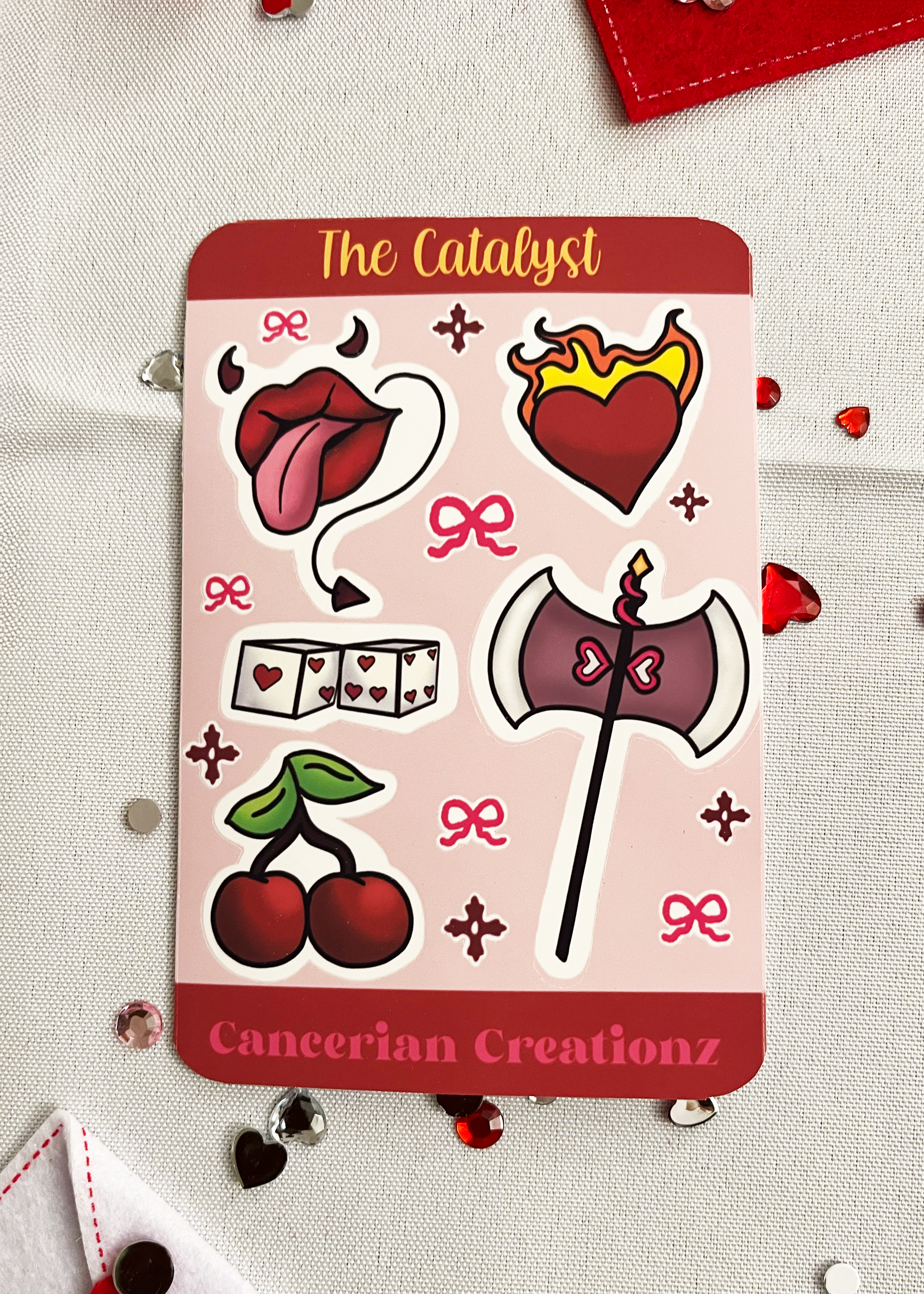 Sweet, Sin, & Sever Sticker Sheets